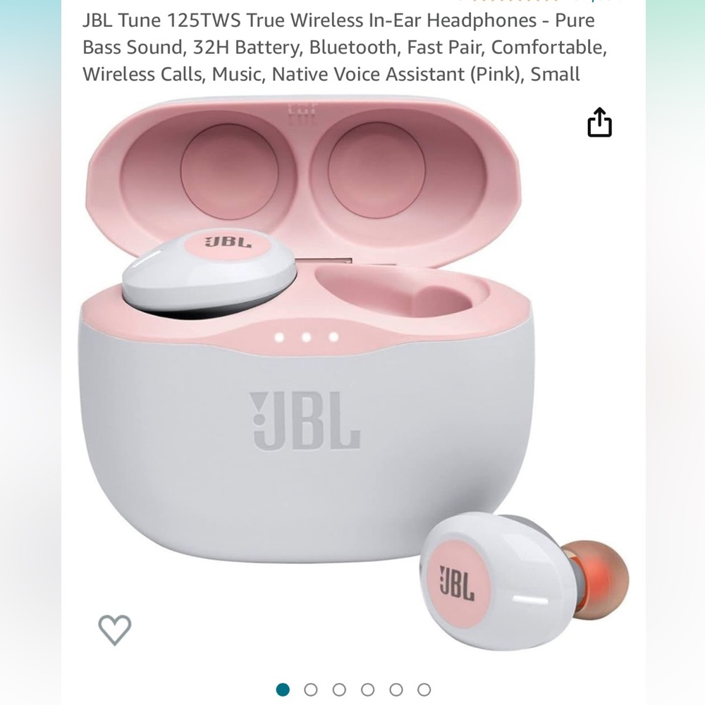 JBL Tune 125TWS True Wireless In-Ear Headphones
